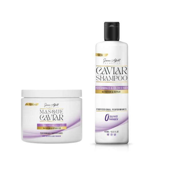 شامبو و ماسك بمستخلص الكافيار للشعر الجاف و المتقصف